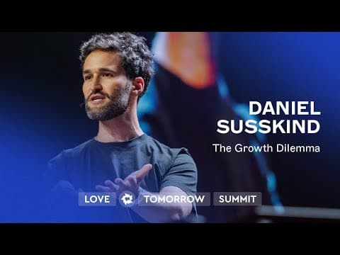 Daniel Susskind: The growth dilemma