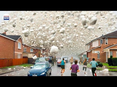 Giant hailstorms