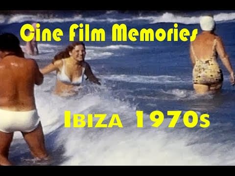 Ibiza Vintage 1970s Home Movie Cine Film