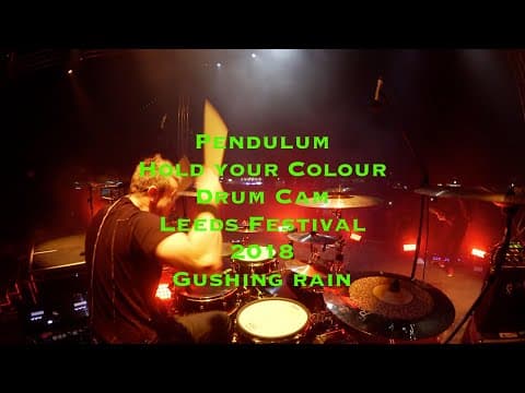 Pendulum Hold your Colour Drum Cam Clip Leeds Festival