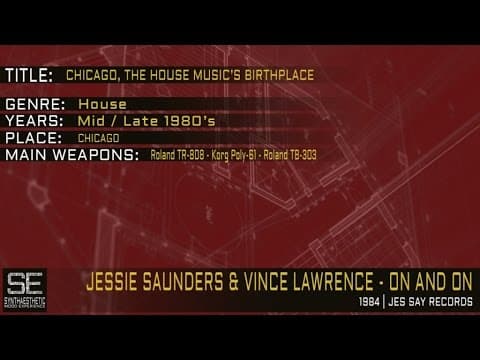 Jesse Saunders and Vince Lawrence - On and On