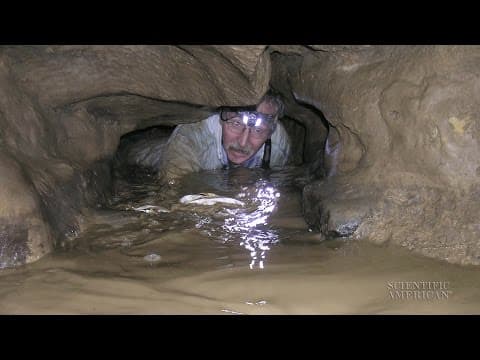 Stalagmites record a cave's shaky history