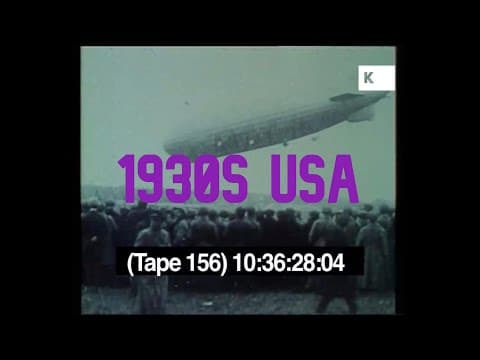 1932 LA Olympics & the Graf Zeppelin docking (Kinolibrary)