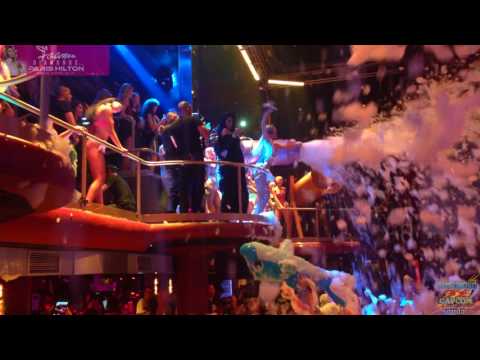 Foam Party @ Amnesia Ibiza hosted by Paris Hilton