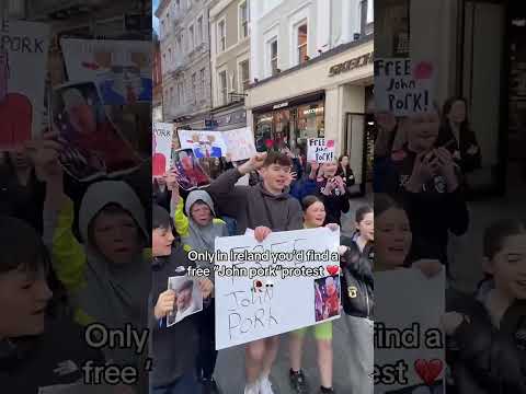 John Pork protest in Dublin (John Pork)