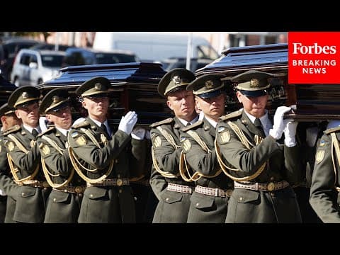 Ukraine Honours Fallen Soldiers at St Michael's Cathedral, Kyiv