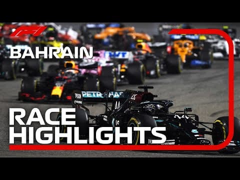 2020 Bahrain Grand Prix: Race Highlights (Grosjean crash)