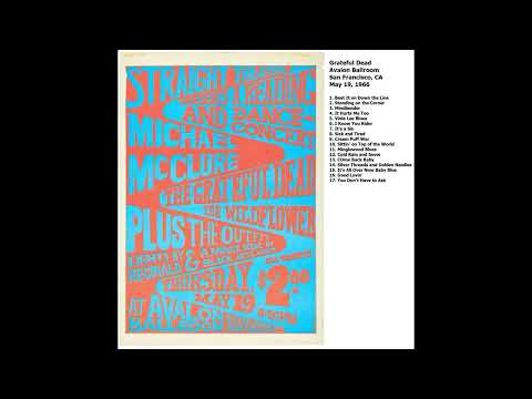 Grateful Dead — Avalon Ballroom, San Francisco, May 19 1966