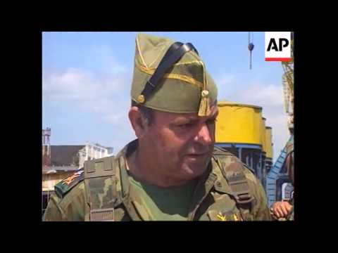 Albania - Arrival of Spanish troops