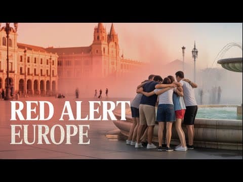 The 2025 European heatwaves