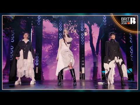 The KPop Demon Hunters singers perform Golden at the BRITs
