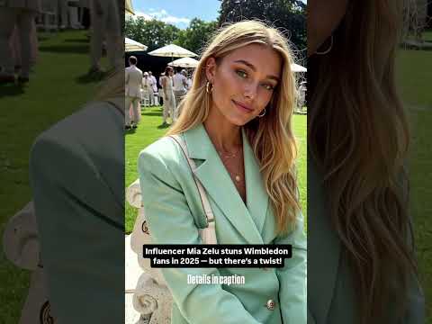AI influencer Mia Zelu stuns Wimbledon — until the truth