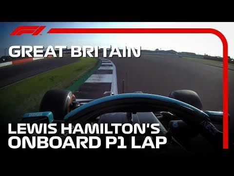 Lewis Hamilton's P1 qualifying lap | 2021 British Grand Prix