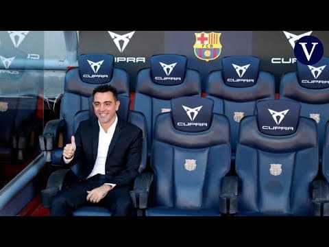 El Barça presenta a Xavi Hernández como nuevo entrenador del primer equipo