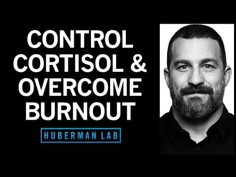 "How to control your cortisol & overcome burnout"