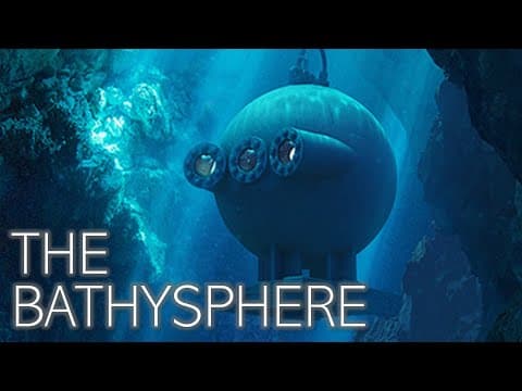 Dropped to the bottom of the ocean in a steel sphere
