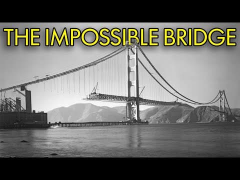 How They Built the Golden Gate Bridge Without Power Tools In 1937