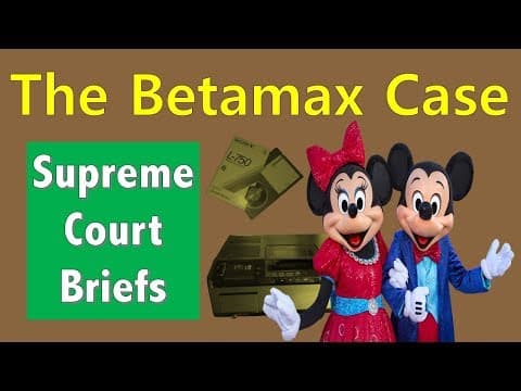 The VCR and time-shifting on trial