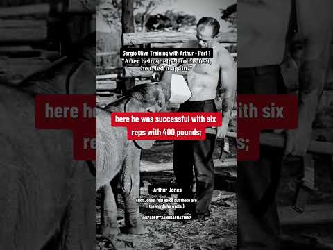 Arthur Jones training Sergio Oliva - part 1.