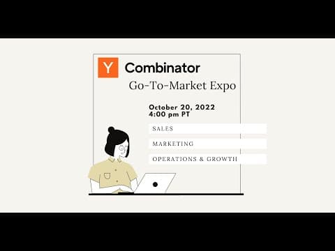 Y Combinator Go-To-Market Jobs Expo, 2022