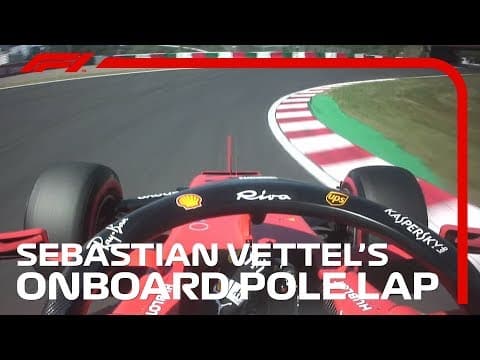 Sebastian Vettel's onboard pole lap | 2019 Japanese Grand Prix