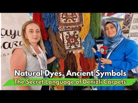 đ§”Natural Dyes & Hidden Symbols: The Story Behind Denizli Carpets