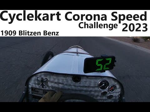 1909 Blitzen Benz Cyclekart Corona Challenge 2023 52MPH