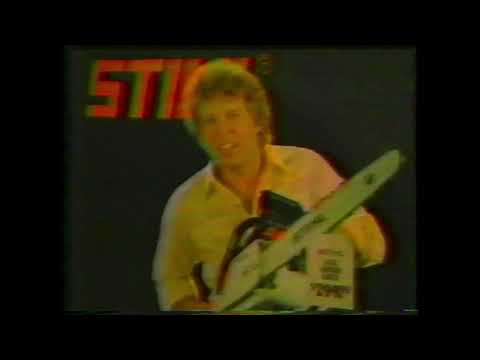 STIHL Chain Saws with Mark Moseley 1984 TV Commercial