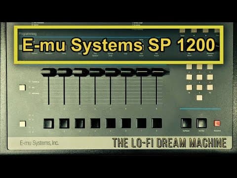 E-mu SP-1200, the twelve-bit drum sampler