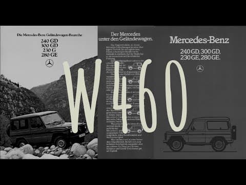 History of the G-Wagen, first instalment