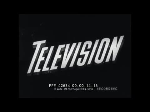 Early 1940s RCA Television System: Iconoscope & Kinescope