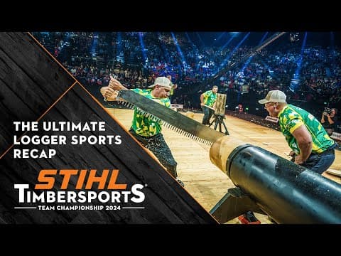 Relive the Madness: World-Class Woodchopping Action at the STIHL TIMBERSPORTS® Team WCH 2024