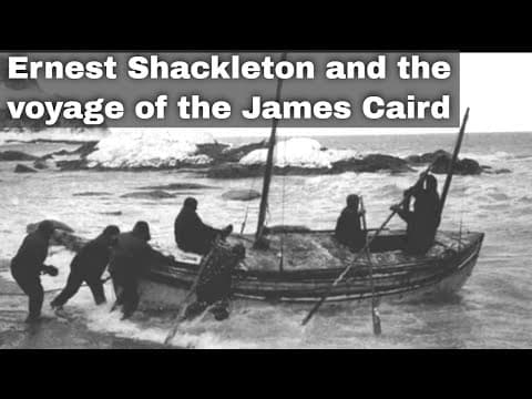 24th April 1916: Ernest Shackleton and crew sail to South Georgia in the lifeboat James Caird