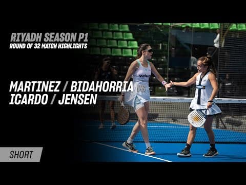 Riyadh Season Premier Padel P1 Martinez / Bidahorria vs. Icardo / Jensen (R32 Highlight)