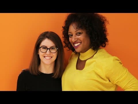 YC's Director of Events Domonique Fines with Elpha CEO Cadran Cowansage