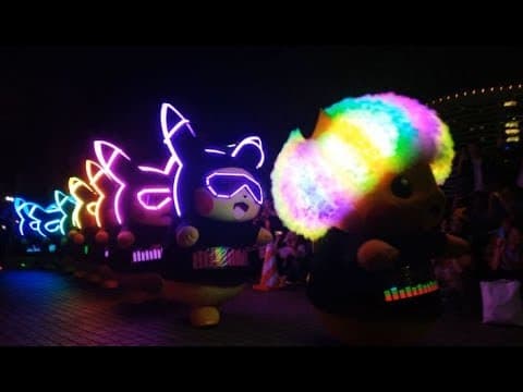 Pikachu Outbreak 2019 — electrical parade