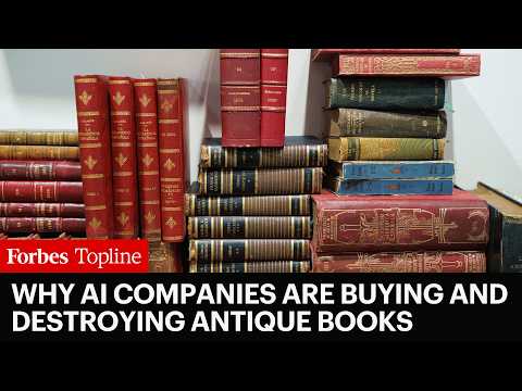 AI firms are buying and destroying antique books