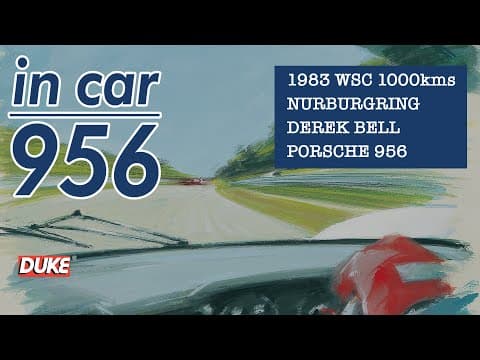 In-Car Porsche 956 | Derek Bell | Nurburgring 1000kms 1983