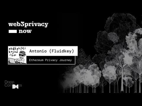 Ethereum Privacy Journey - Antonio