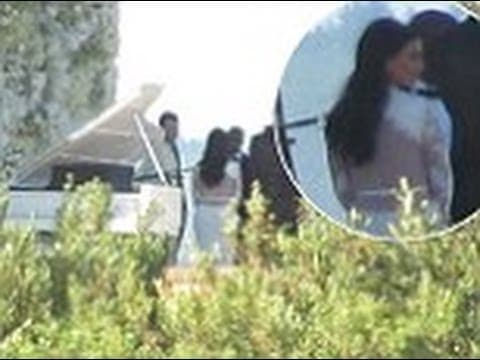 Kim Kardashian Wows in Lace Givenchy Gown as She Marries Kanye West