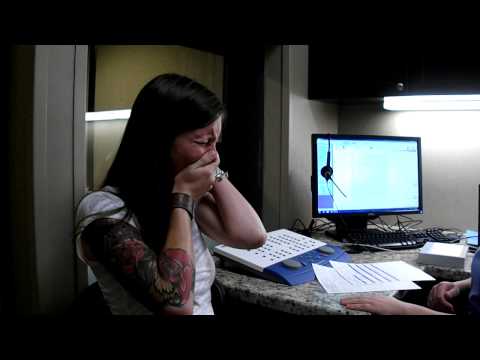 Sarah Churman Hears for First Time
