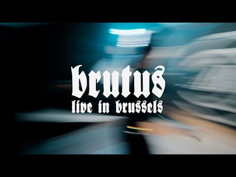 Brutus — "Fire" (live)