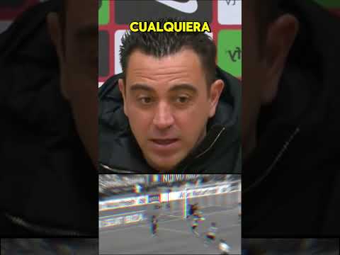 Xavi se cansa del debate: "Messi es único e irrepetible" #xavi