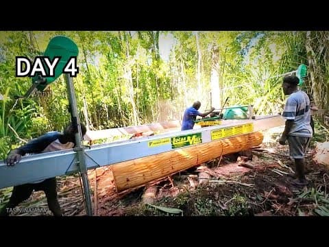 DAY 4 | Milling timber start | Lucas mill | Solomon Islands