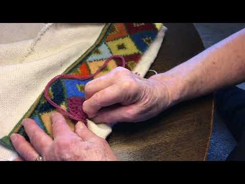 Ghiordes Rug Knotting