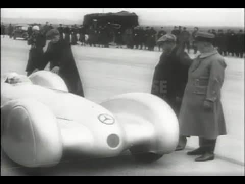 1938 Mercedes-Benz Speed Record by European Drivers’ Champion Rudolf Caracciola