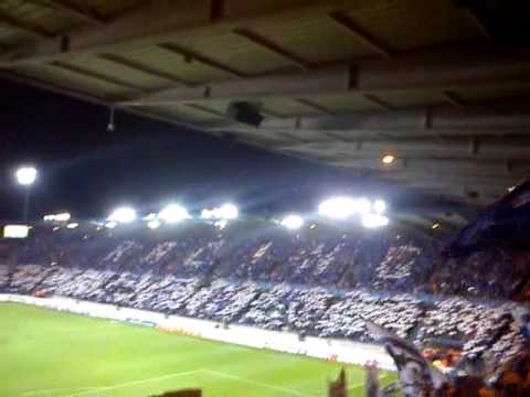 Tifo action GENK - Valencia, Champions League