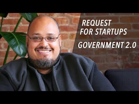 Request for Startups: Government 2.0 - Michael Seibel
