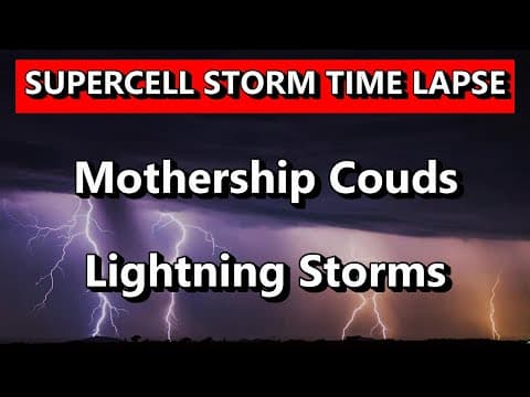 Supercell mothership storms