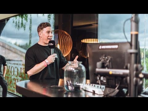 Hardwell at the One World Radio studio I Tomorrowland Belgium 2023